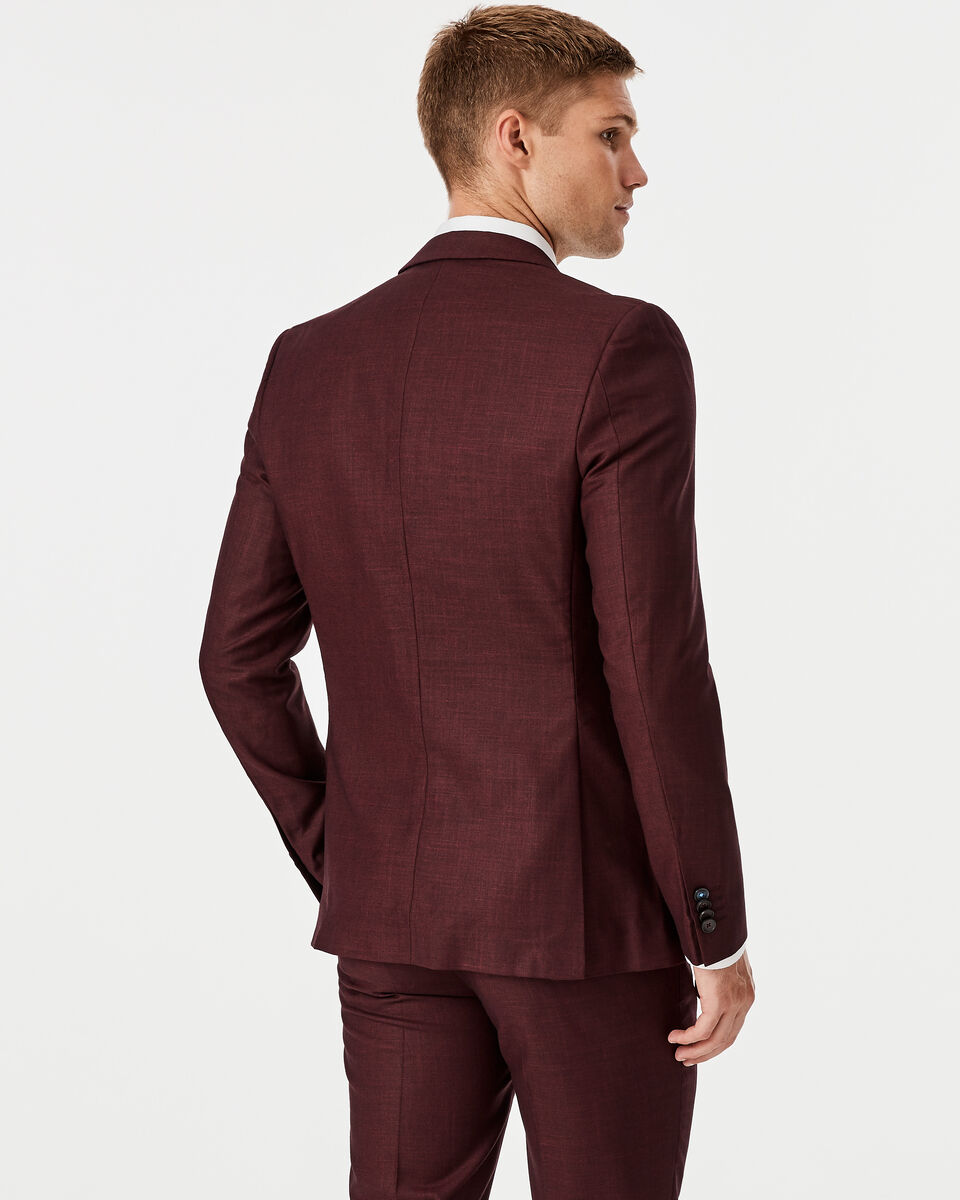 Erickson Suit Jacket, Burgundy, hi-res